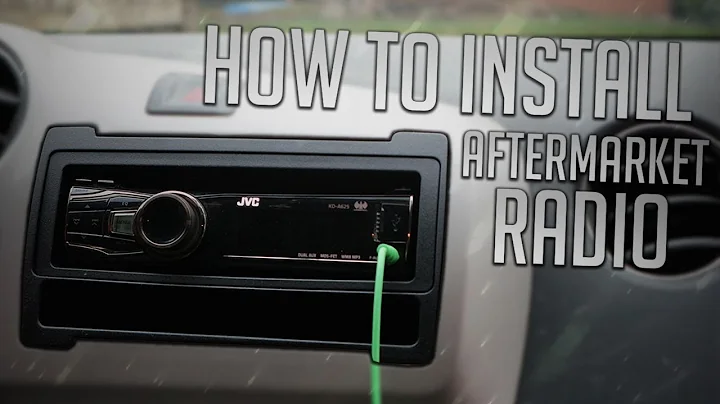 How To Install An Aftermarket Stereo In ANY VEHICLE!