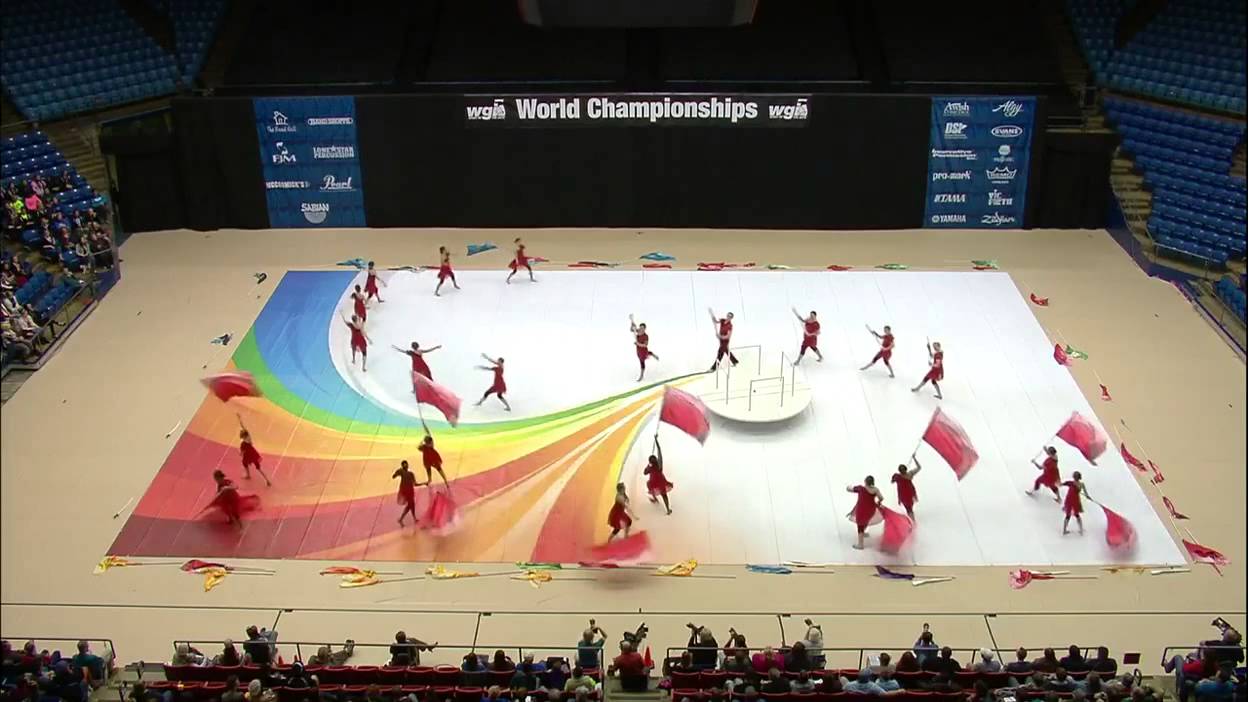 Red - 2013 Lyman Diamonds at WinterGuard Finals