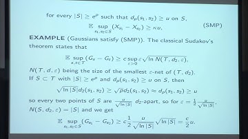 Chaining Methods and Their Applications to Computer Science, Speaker: Tomasz Tkocz