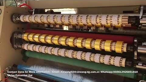 LOW NOISE ADHESIVE TAPE SCOTCH TAPE GUM TAPE SLITTER REWINDER