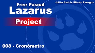 008 - Lazarus Free Pascal - Stopwatch