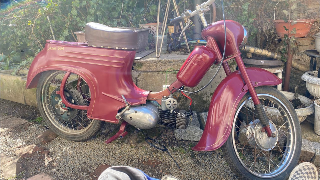 Jawa 555 skládání hniloby po 3 letech