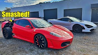 Rebuilding a wrecked Ferrari f430!