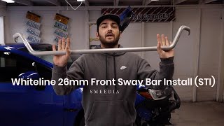Whiteline Front Sway Bar Perrin Endlink Install Wrxsti
