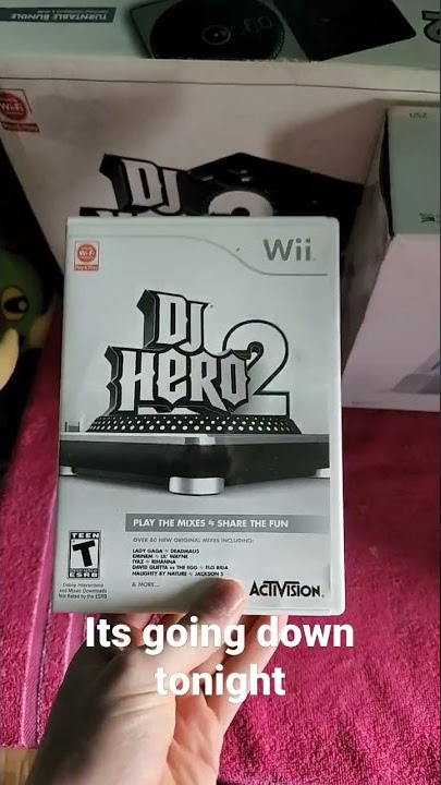 DJ Hero for Nintendo Wii #nintendowii #wiigames #wii #Nintendo #djhero #guitarhero #retrogames