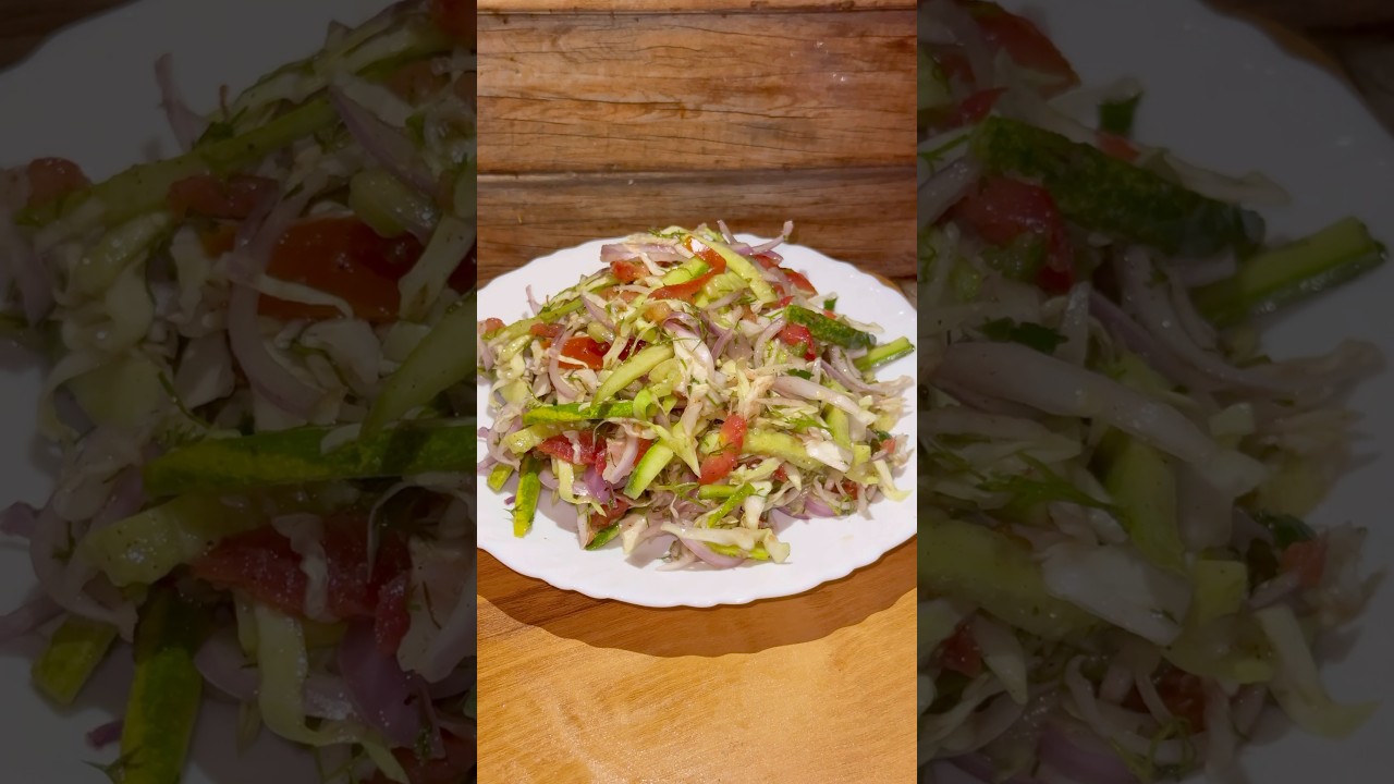 Crunchy Vegetable Salad Recipe 🥗