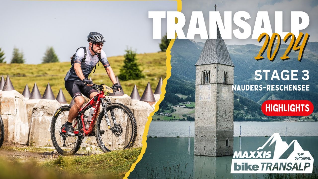 🚵‍♂️ Maxxis Bike Transalp Challenge 2024 – Stage 3 HIGHLIGHTS | Nauders to Reschensee 🎥