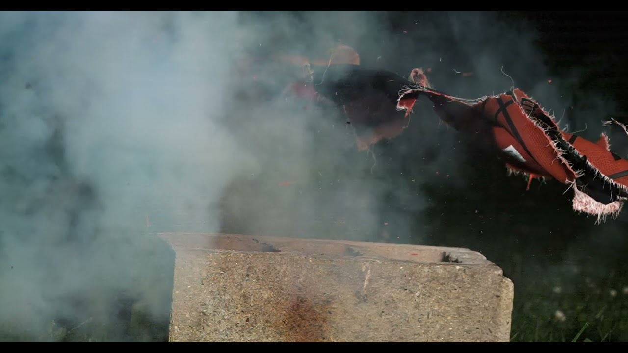 Basketball Rupture in Slow Motion