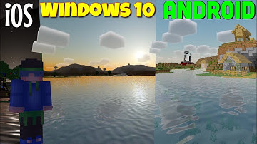 Minecraft PE【 Musk Rose Shader 】Amazing Realistic Water & Reflections