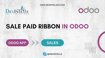 How To Manage Paid Sale Ribbon in Odoo