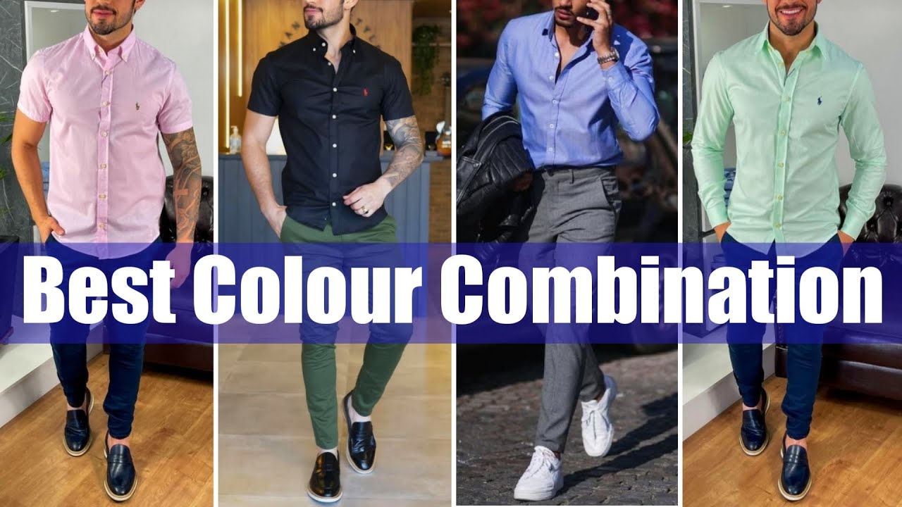 Best Pant Shirt Color Combination Ideas For Men 2022 ...