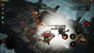 [Diablo Immortal] fast farm build on Hell 8 Stormpoint - crusader - update