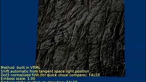 Animated cloth with bump mapping