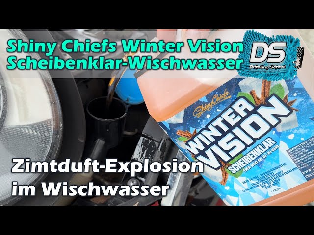 Shiny Chiefs Winter Vision Wischwasser mit Zimtduft im Test - Top  Alternative zu Sonax und Co.? 