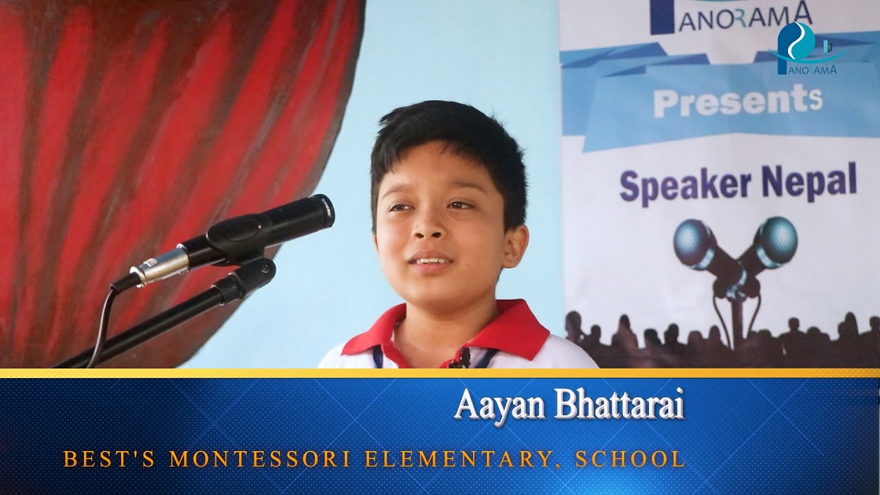 Speaker Nepal Audition Round Best's Montessori Elementary, School