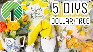 🍋5 DIY Dollar Tree SUMMER DECOR CRAFTS~🍋Olivia's Romantic Home DIY