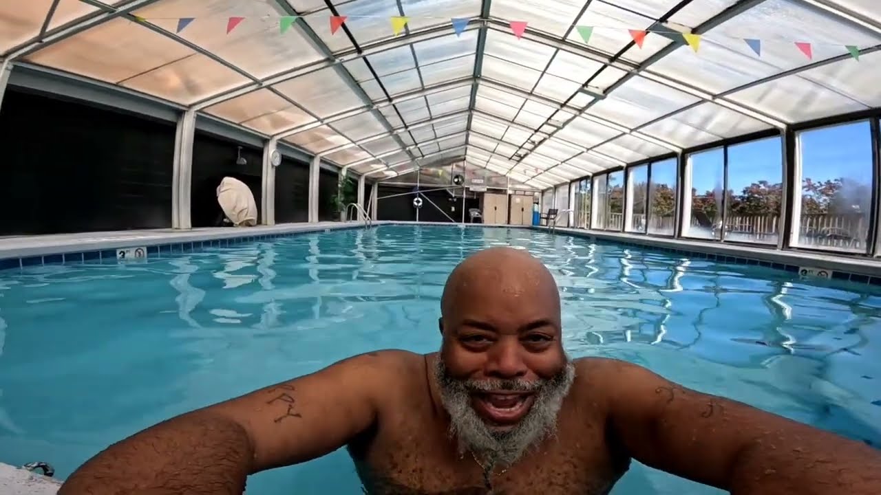 What do water therapy look like to get strong before my Big  back surgery #bikelife #backpain 