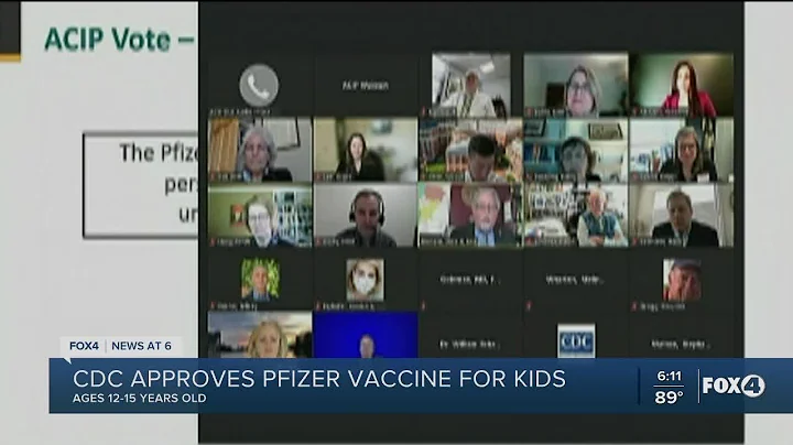 CDC now recommends Pfizer COVID-19 vaccine for everyone 12 years old and up