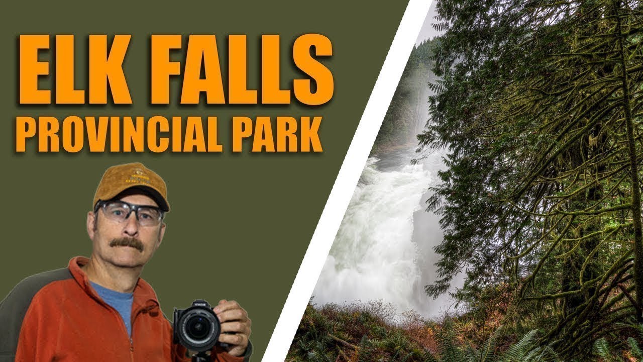 elk falls suspension bridge Vancouver Island BC