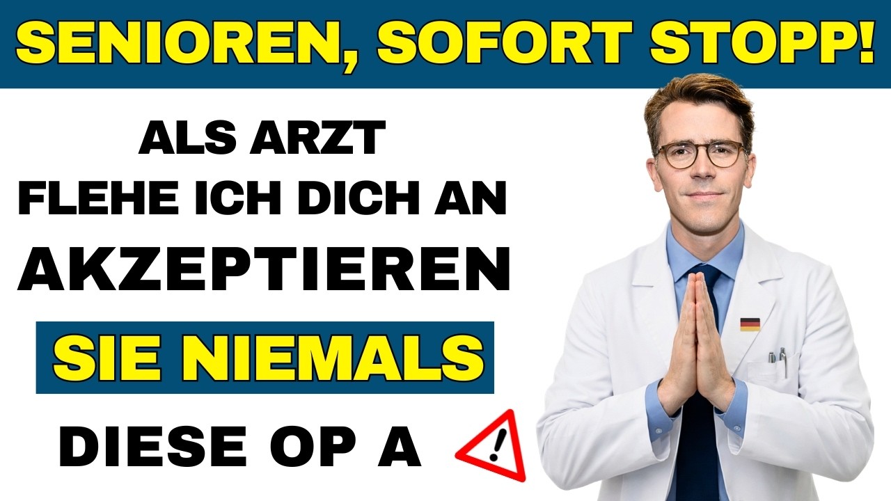 Chirurg warnt: Diese 5 Operationen würde ich meinen Eltern NIEMALS empfehlen (hohes Risiko im Alter)