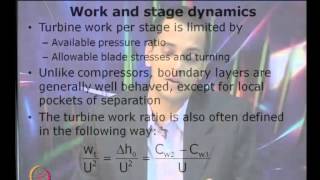 Mod-01 Lec-20 Axial Flow Turbines: Turbine Blade 2D (Cascade) Analysis