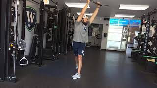 Split Stance rotational Plate Punch
