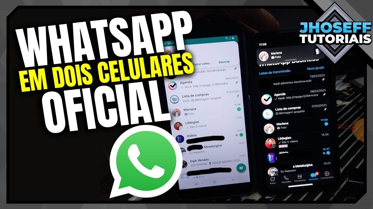 Como usar o MESMO WHATSAPP EM DOIS CELULARES OFICIAL - YouTube