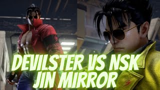 Devilster vs NSK! Offline Jin Mirror FT7!