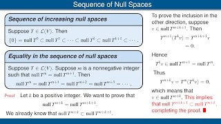 Null Spaces of Powers of an Operator Profile