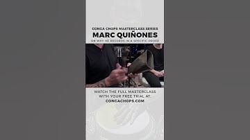@marcquinones7005 on Why he Records Percussion in a Specific Order | CongaChops.com Masterclass