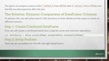 Comparing DataFrame Columns in Spark Scala: A Dynamic Approach