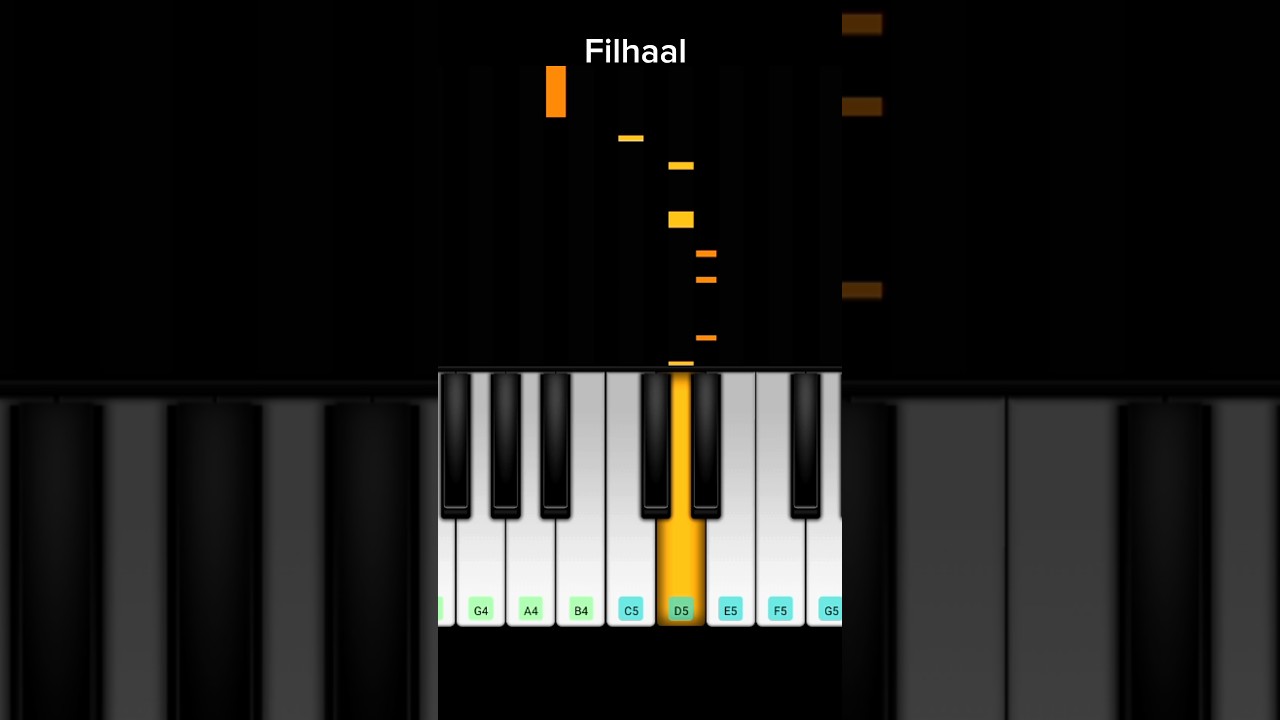 Filhaal | Easy Piano Tutorial |