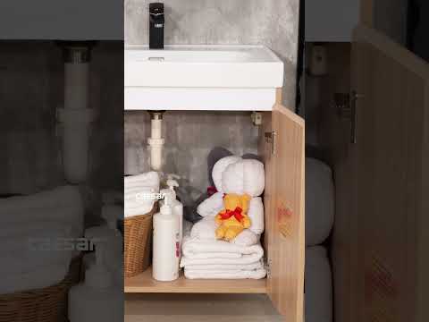 Video Lavabo kết hợp tủ treo Caesar LF5357 + EH15357CLW7V
