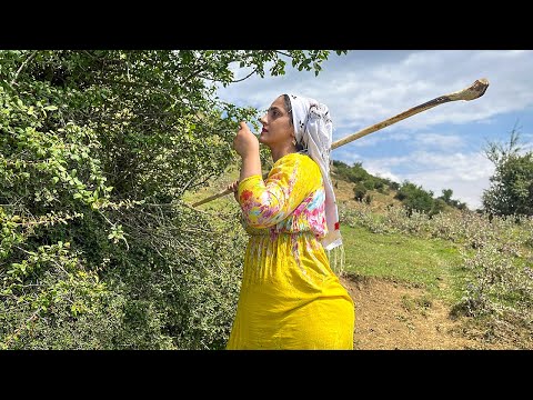 IRAN nomadic life - daily routine village life of Iran - village life