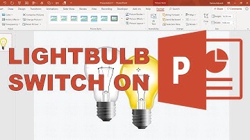 How to make a lightbulb turning on animation in powerpoint