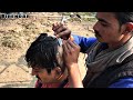 Indian barber street shave in bihar  head shave by birendar  part 2  asmr  puremassageworld