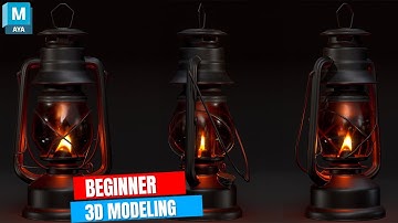Maya Modeling Tutorial for Beginners: Lantern Modeling