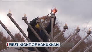Jewish leaders seek to banish 'darkness' of rising anti-Semitism during Hanukkah