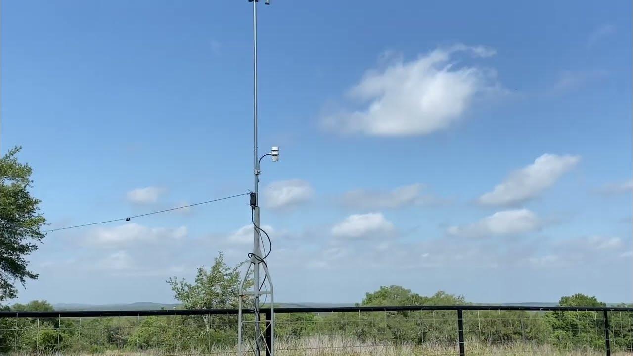 Home weather station mounting pole YouTube