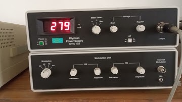 Reflex Klystron characteristics