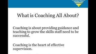Coaching How to Supervise Using Best Practices