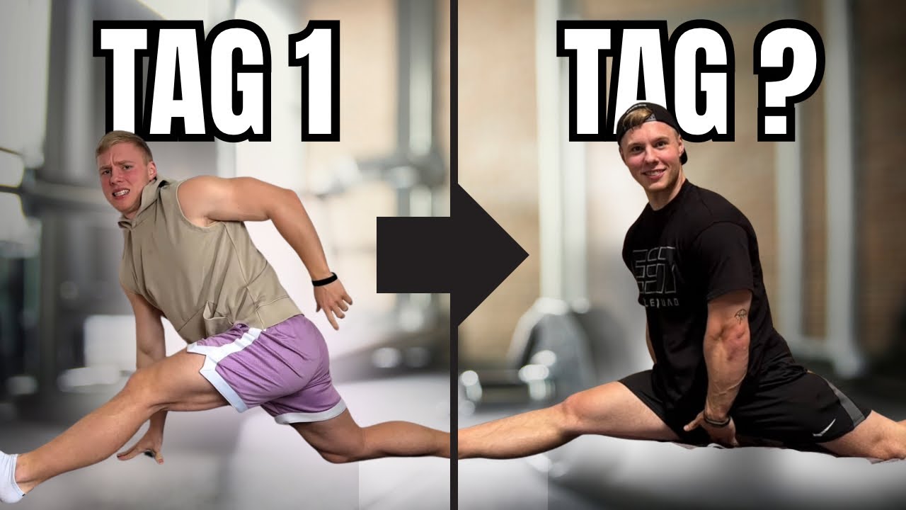 SPAGAT als BODYBUILDER lernen? | Das SELBSTEXPERIMENT 🤸‍♀️