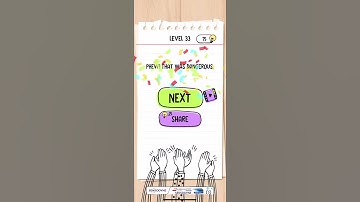 Brain Test - Level 33 Walkthrough