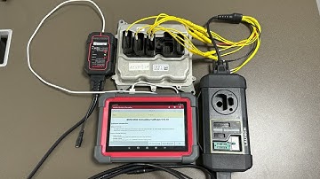using LAUNCH X431 IMMO ELITE replace the BMW engine computer