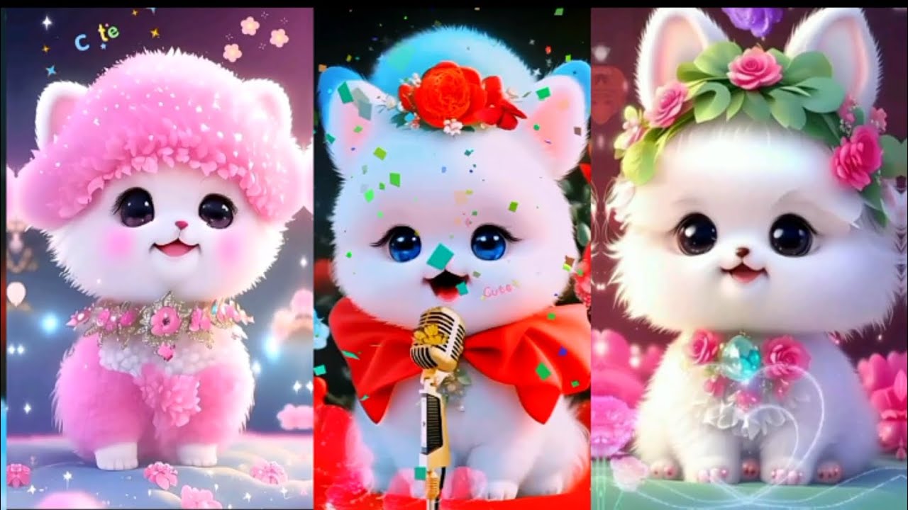 Cute Cat Beautiful Naat🌹|| Allah Hu Allah 💞| Billi Naat 