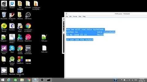 How to run Java Program without IDE /How to run Java Program in Command Prompt(cmd)