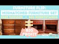 | Flipping a Mismatched Furniture Set | BIG PROFIT | DIY Chalk Paint | FURNITURE FLIPPING TEACHER |