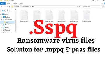 sspq Virus | .sspq File Virus | sspq file virus ransomware .sspq Removal and Decrypt Guide