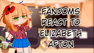 Fandoms react || Elizabeth Afton || 1/6 || Warnings and Credits in Description