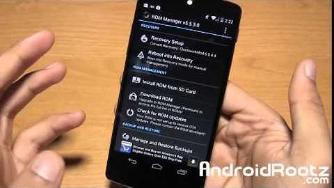 How to Install ClockworkMod Recovery on Rooted Nexus 5! (nowtelugu.com)